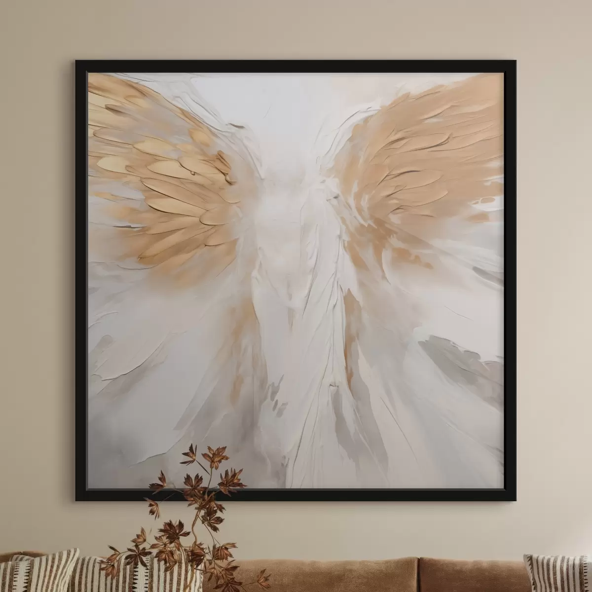 Poster Engelsflügel abstrakt f44425