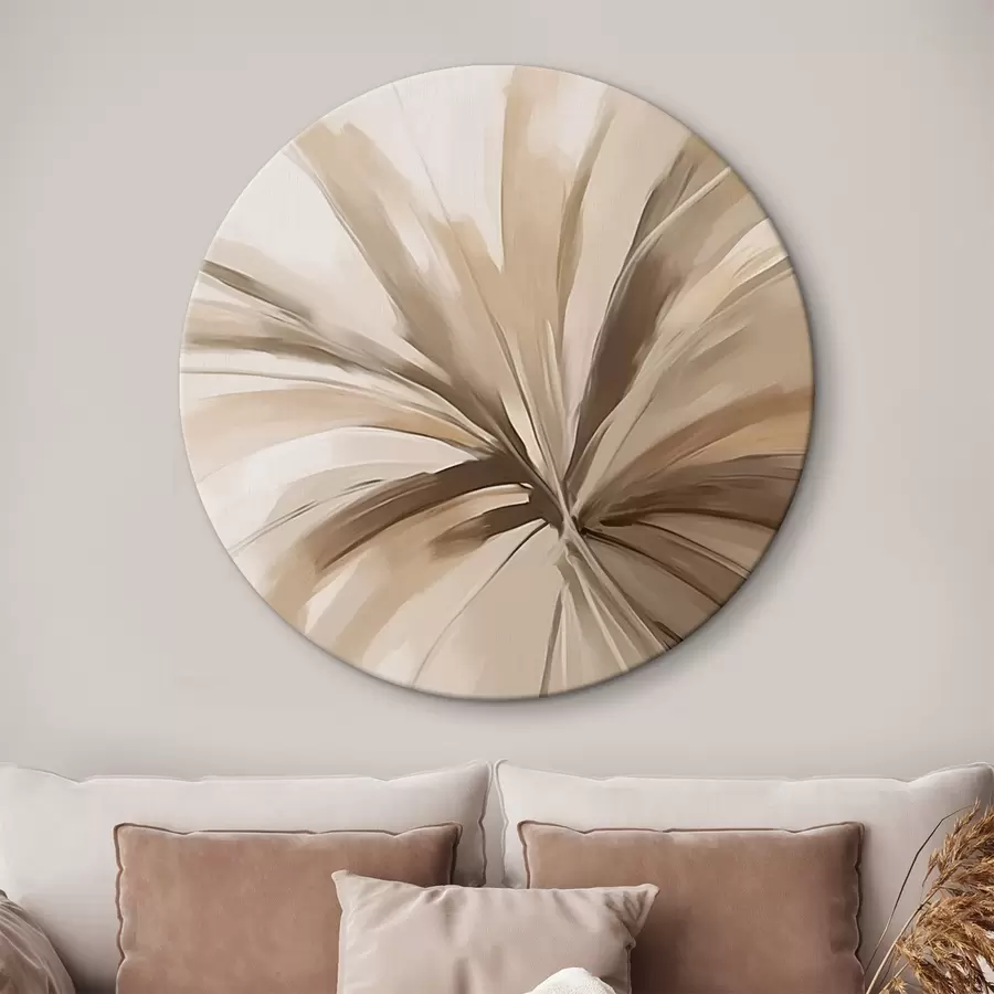 Wandbilder Striche in Form einer Blume r44487