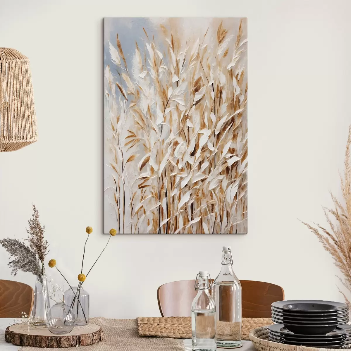 Wandbilder Abstrakter Weizen im Stil der Acrylmalerei s44467