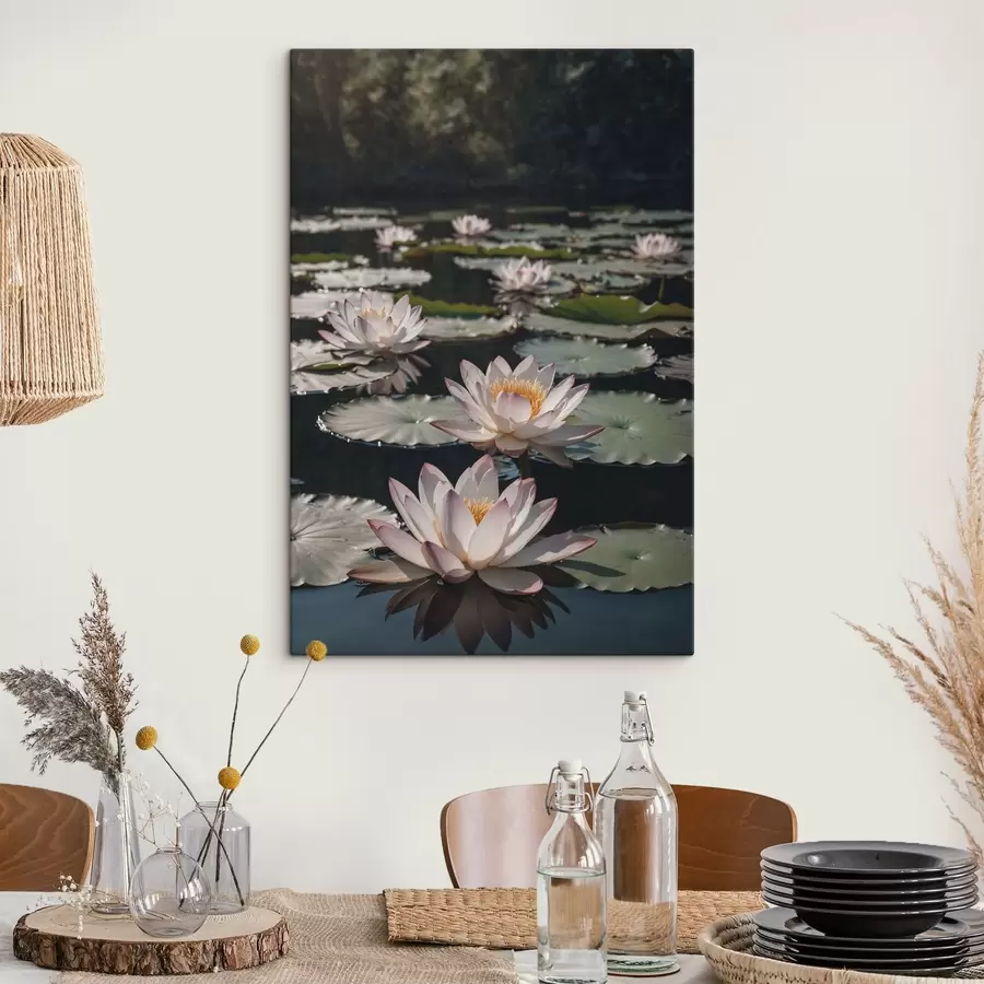 Wandbilder Schwebende Blumen s44478