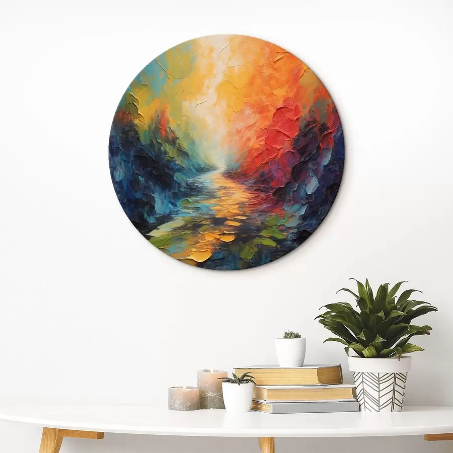 Wandbilder Abstrakter Weg im Stil der Acrylmalerei r44441