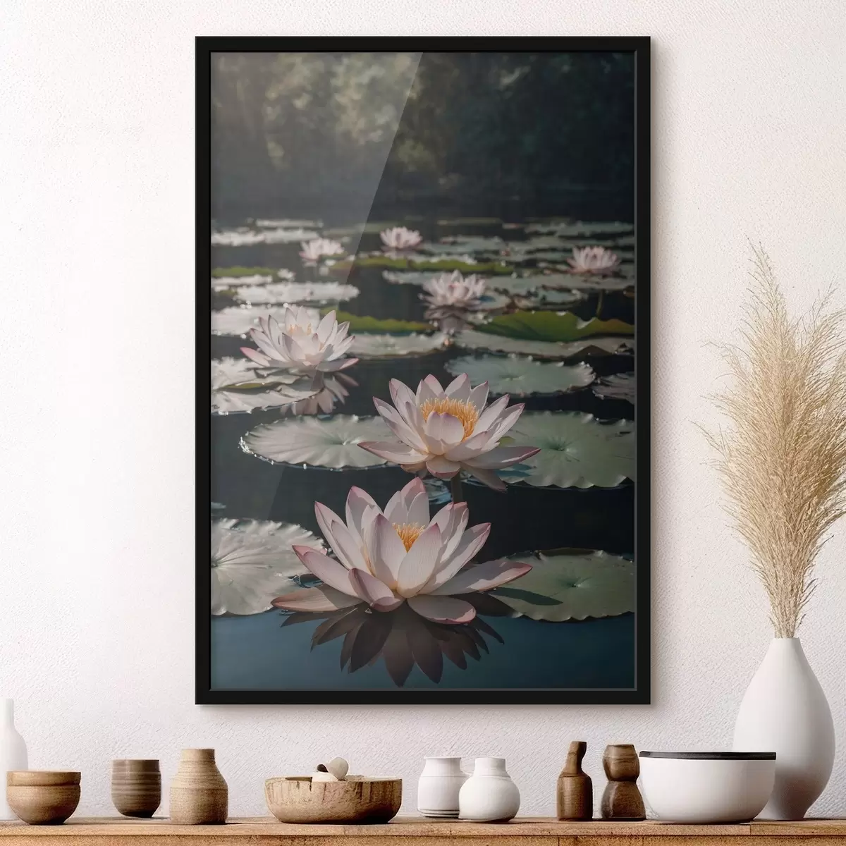 Poster Schwebende Blumen f44478