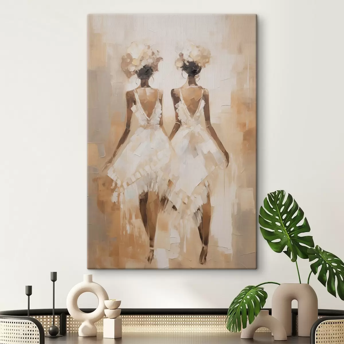 Wandbilder Abstrakte Mädchen Nachahmung Malerei s44517