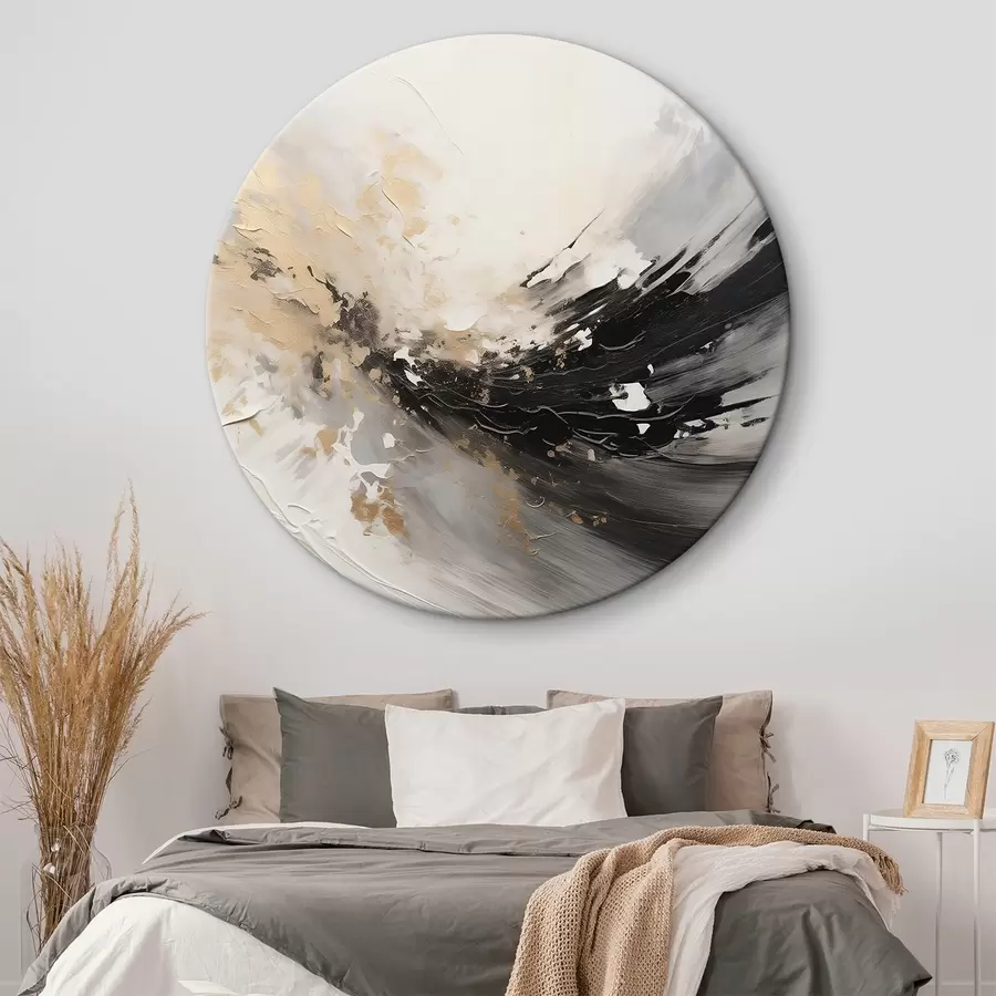 Fototapete Abstrakte Komposition, Nachahmung der Malerei r44519