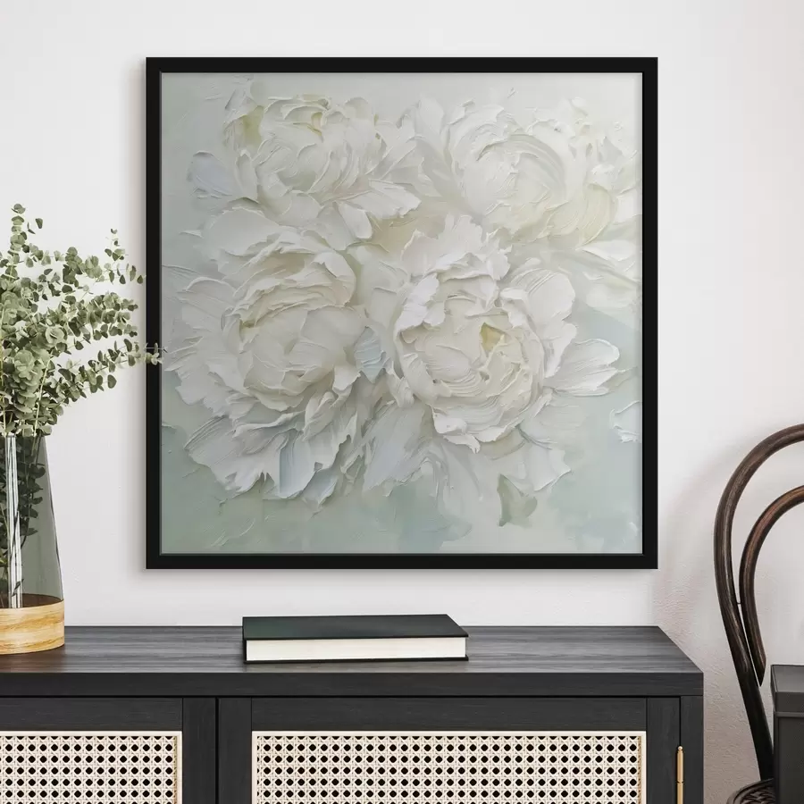 Fototapete Pfingstrosen Nachahmung Malerei f44522