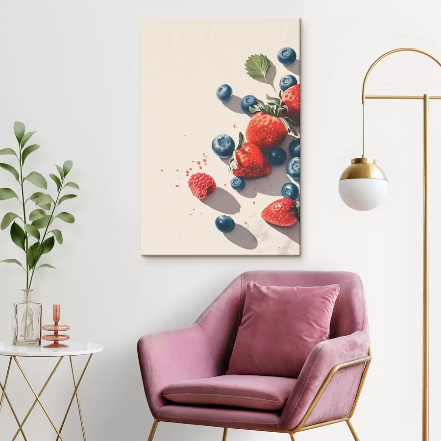 Wandbilder Beeren im Licht s44525