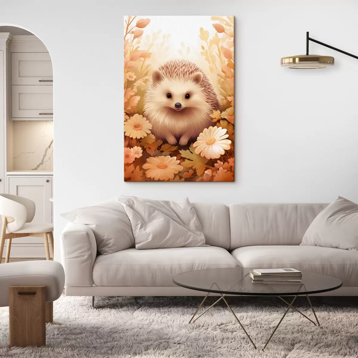 Wandbilder Herbst-Igel s44528