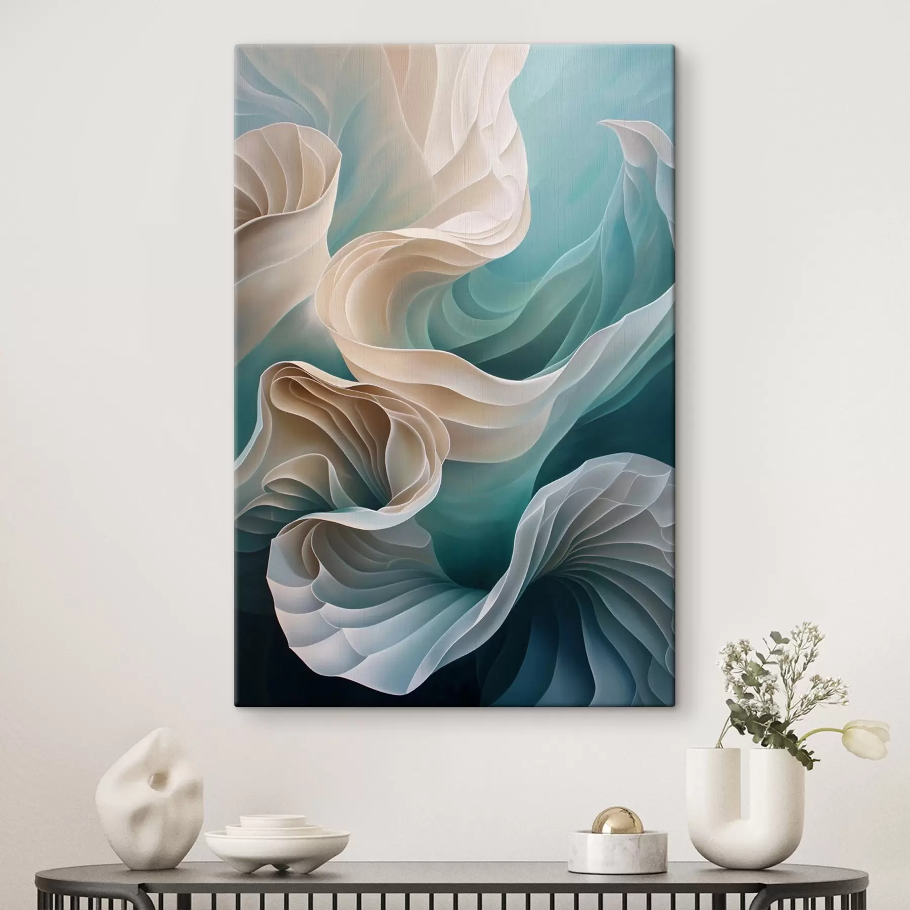 Fototapete Wellen und Seide s44541