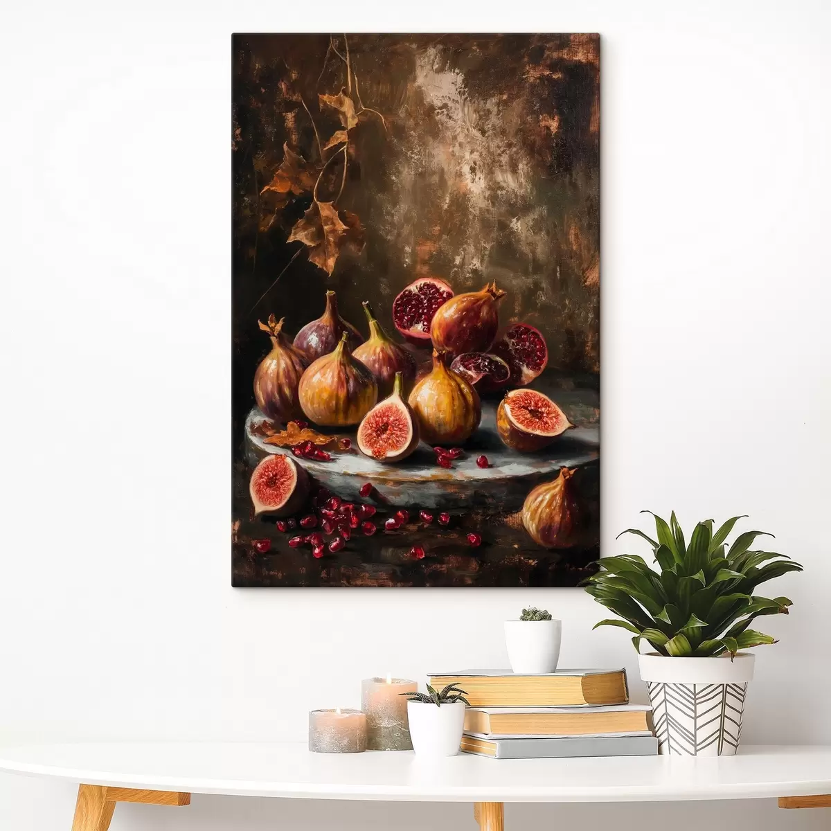 Wandbilder Feigen und Granatapfel s44544