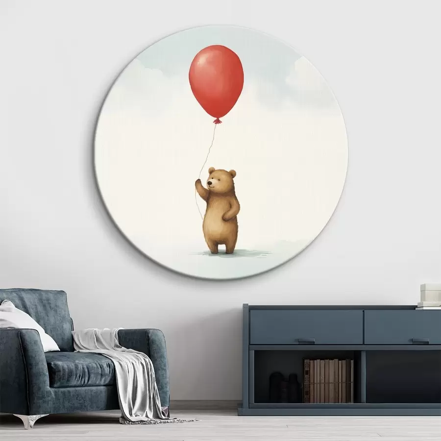 Wandbilder Teddybär und ein Luftballon r44535