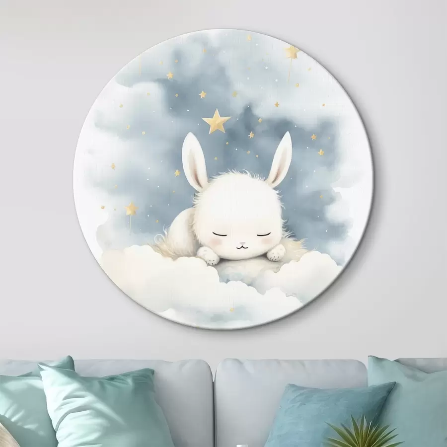 Wandbilder Häschen in den Wolken r44536