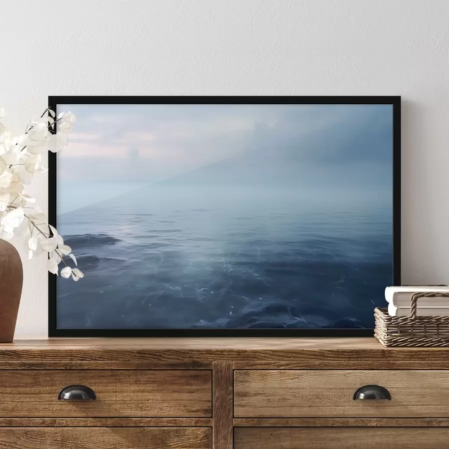 Fototapete Morgen über Wasser f44526