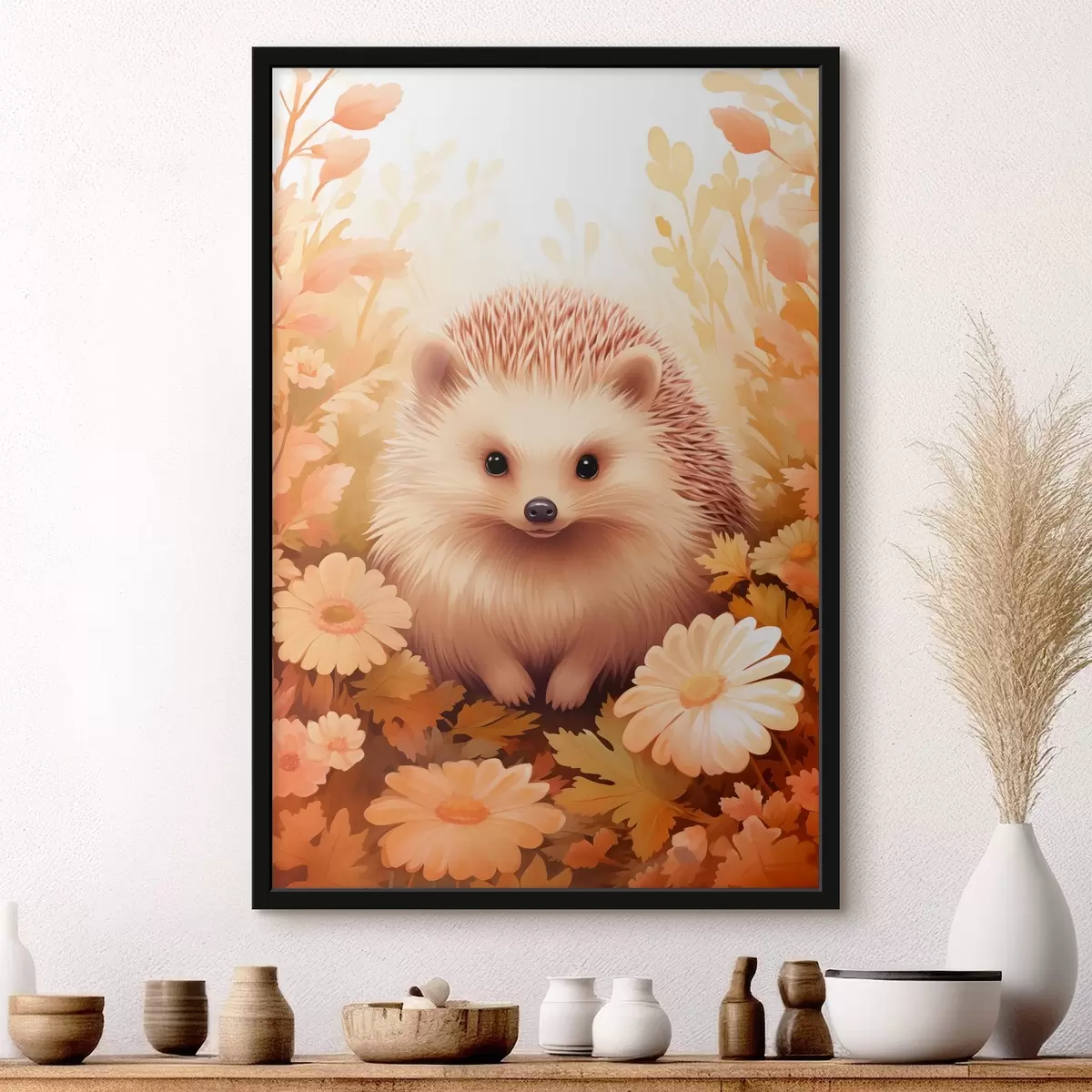 Poster Herbst-Igel f44528