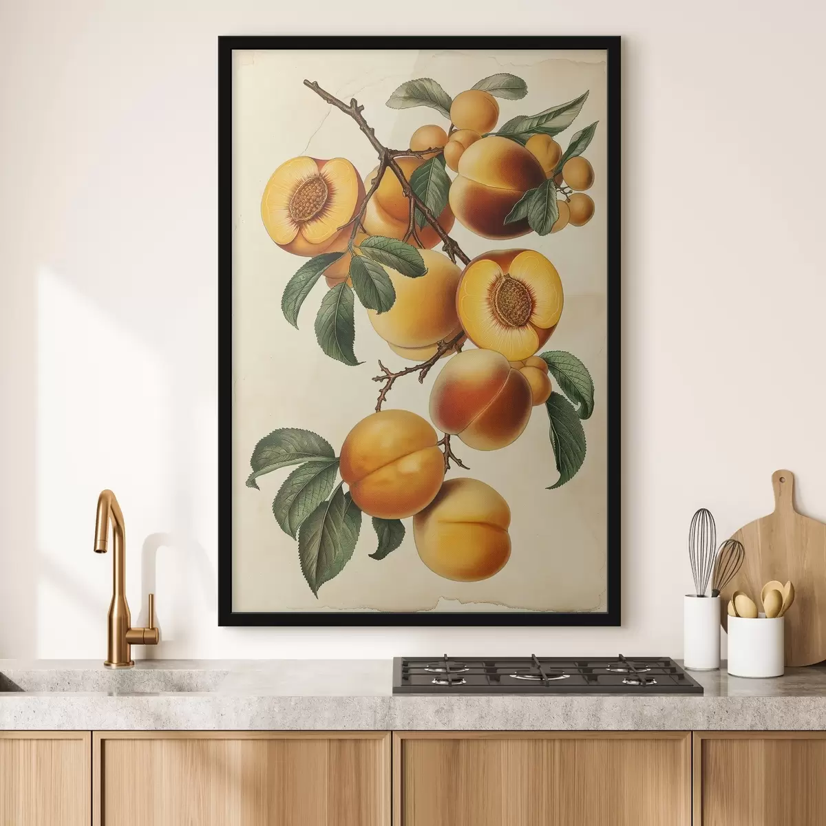 Poster Aprikosenzweig f44542