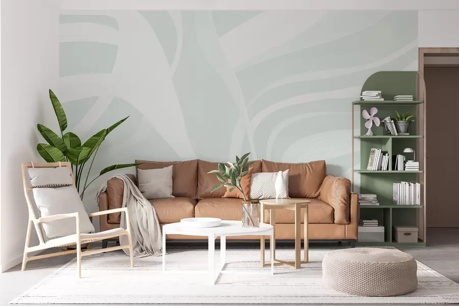 Fototapete Weiche Linien w04041v2