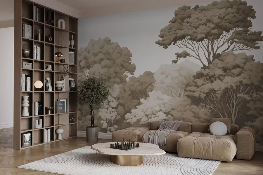 Fototapete Waldkronen w04044v1