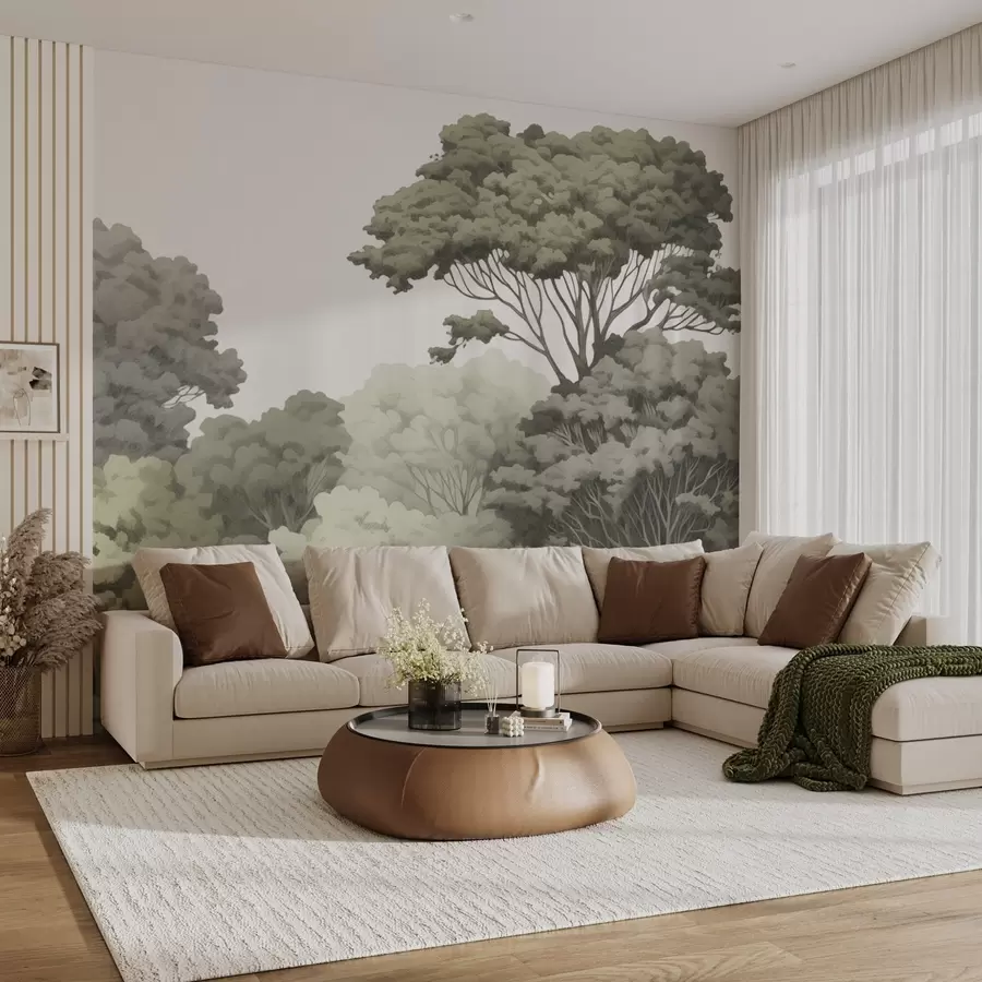 Fototapete Waldkronen w04044v2