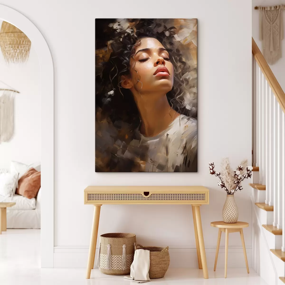 Wandbilder Porträt eines Mädchens s44560