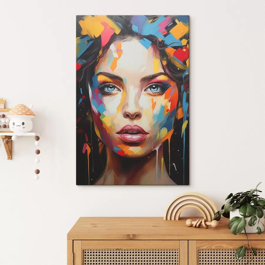 Wandbilder Mädchen in Farbe s44566