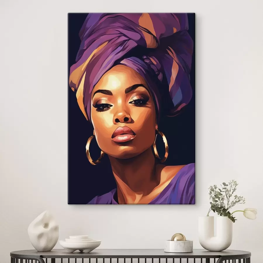 Wandbilder Porträt eines Mädchens s44571