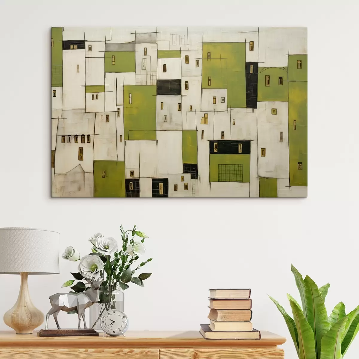 Wandbilder Abstrakte Häuser s44582