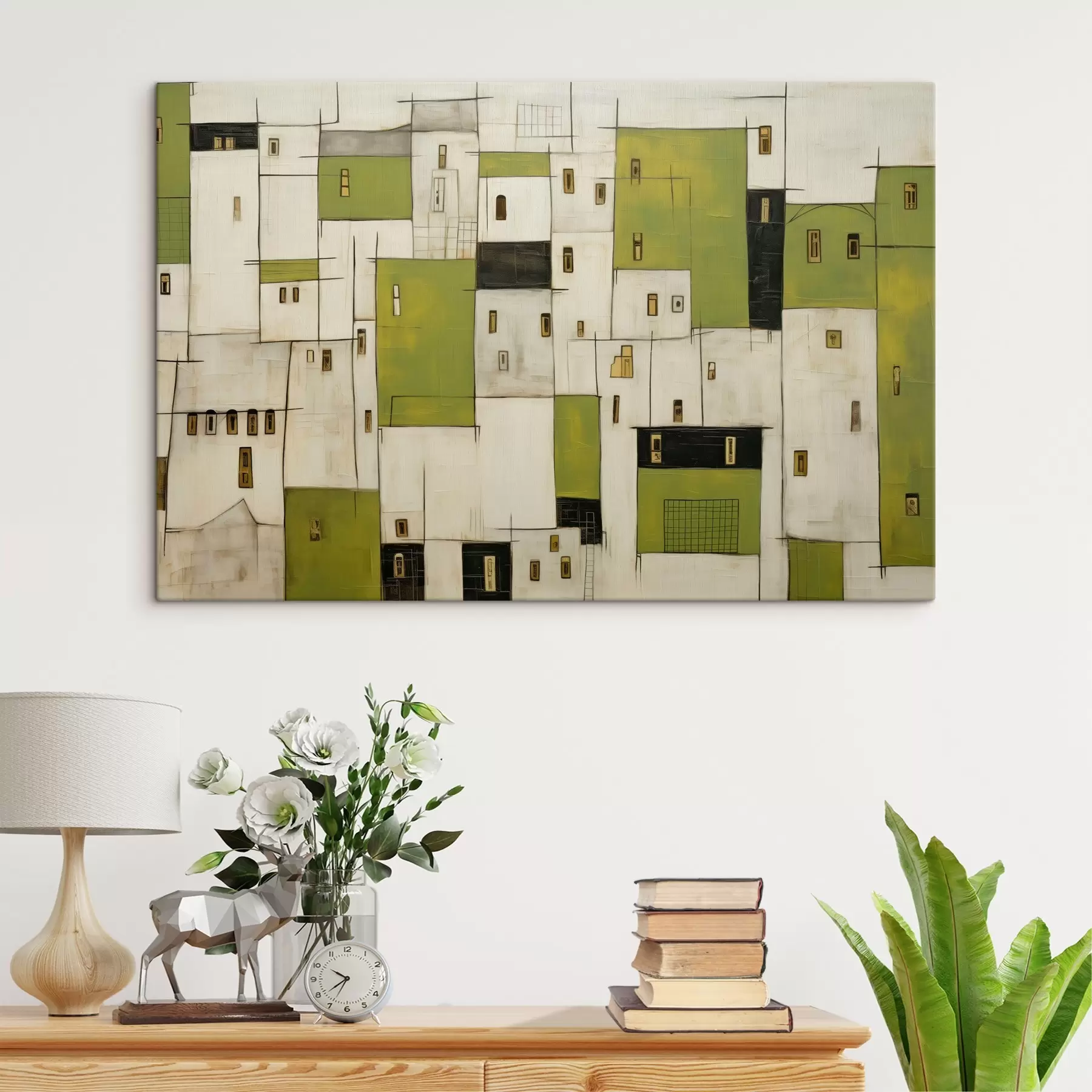 Wandbilder Abstrakte Häuser s44582