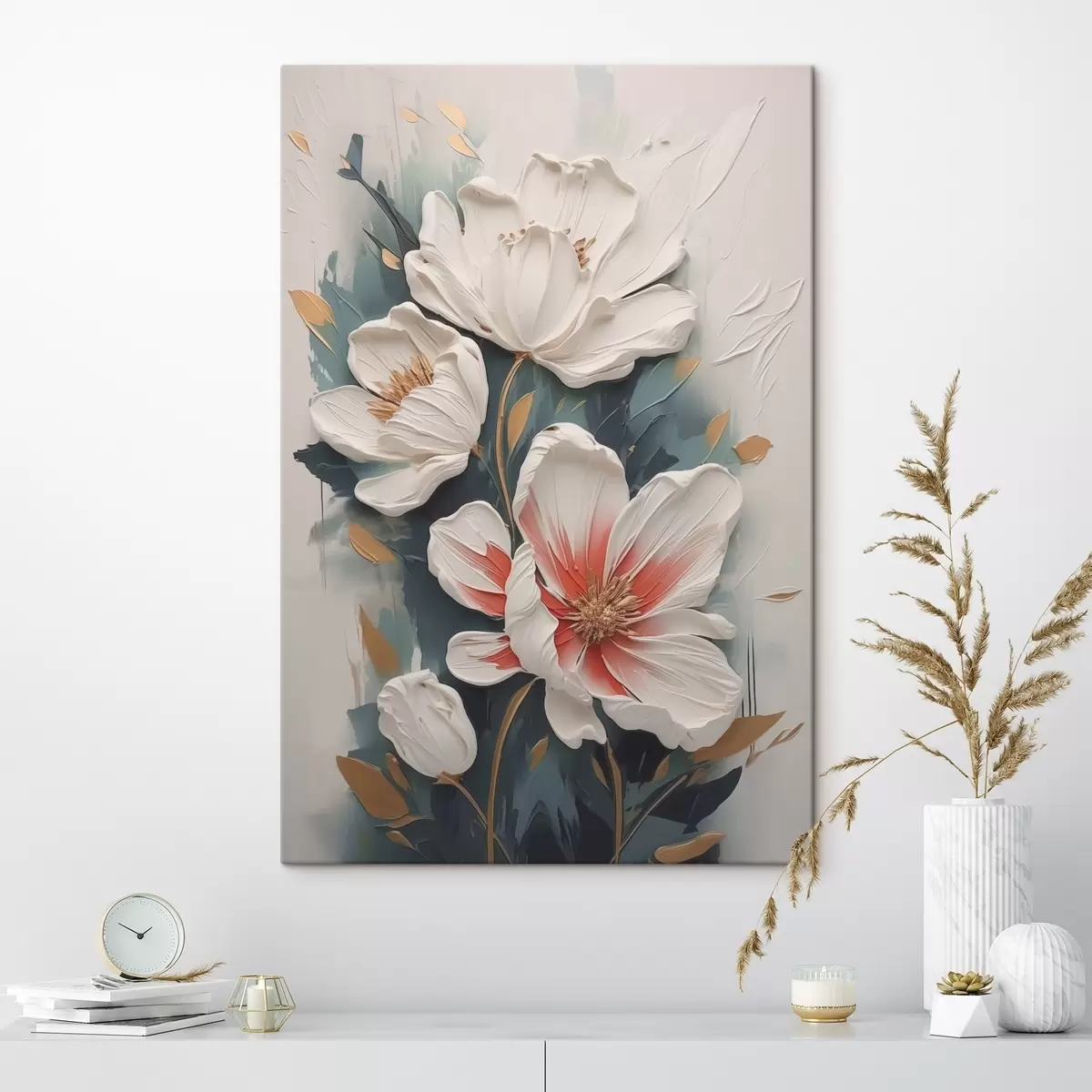 Wandbilder Abstrakte Blumen s44587