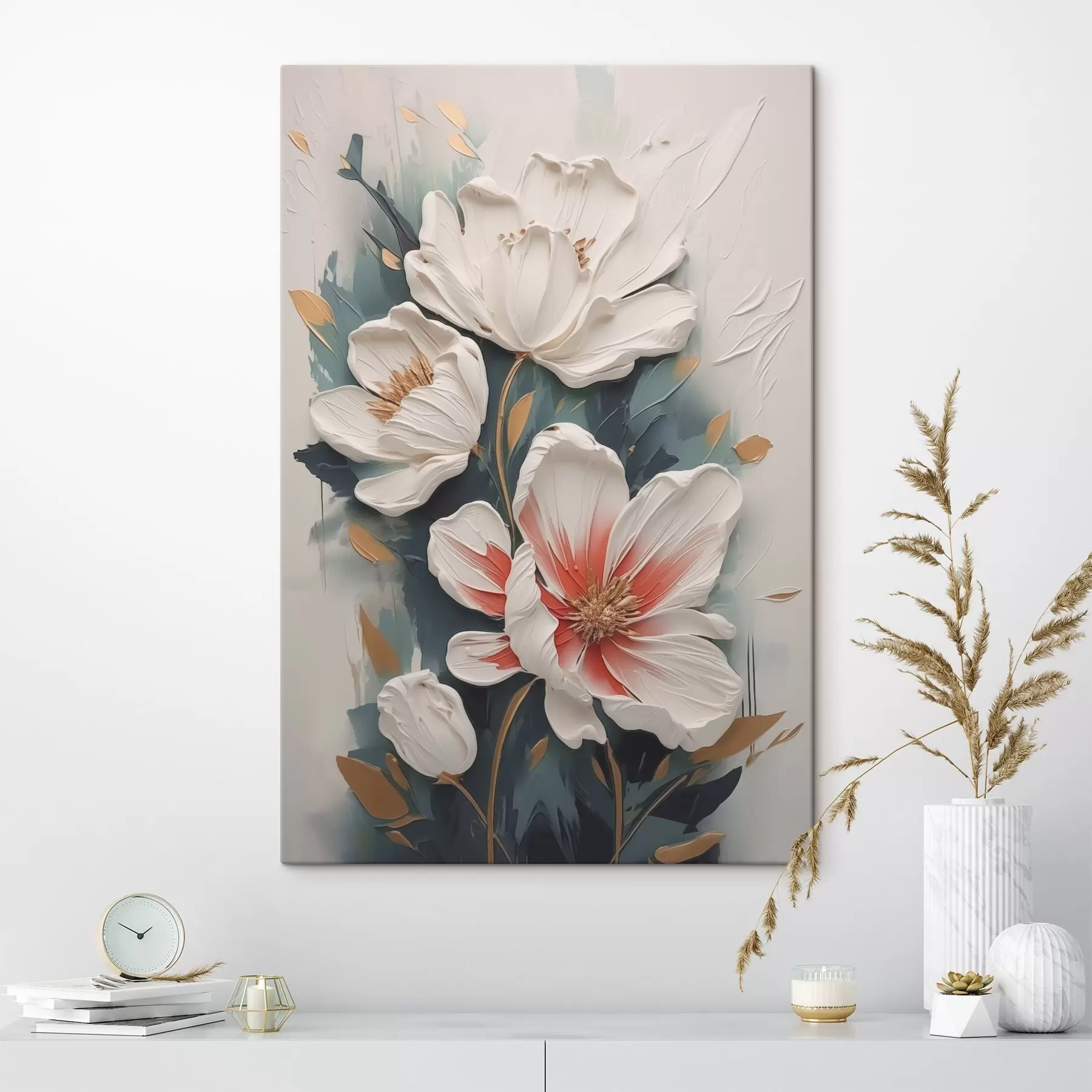 Wandbilder Abstrakte Blumen s44587