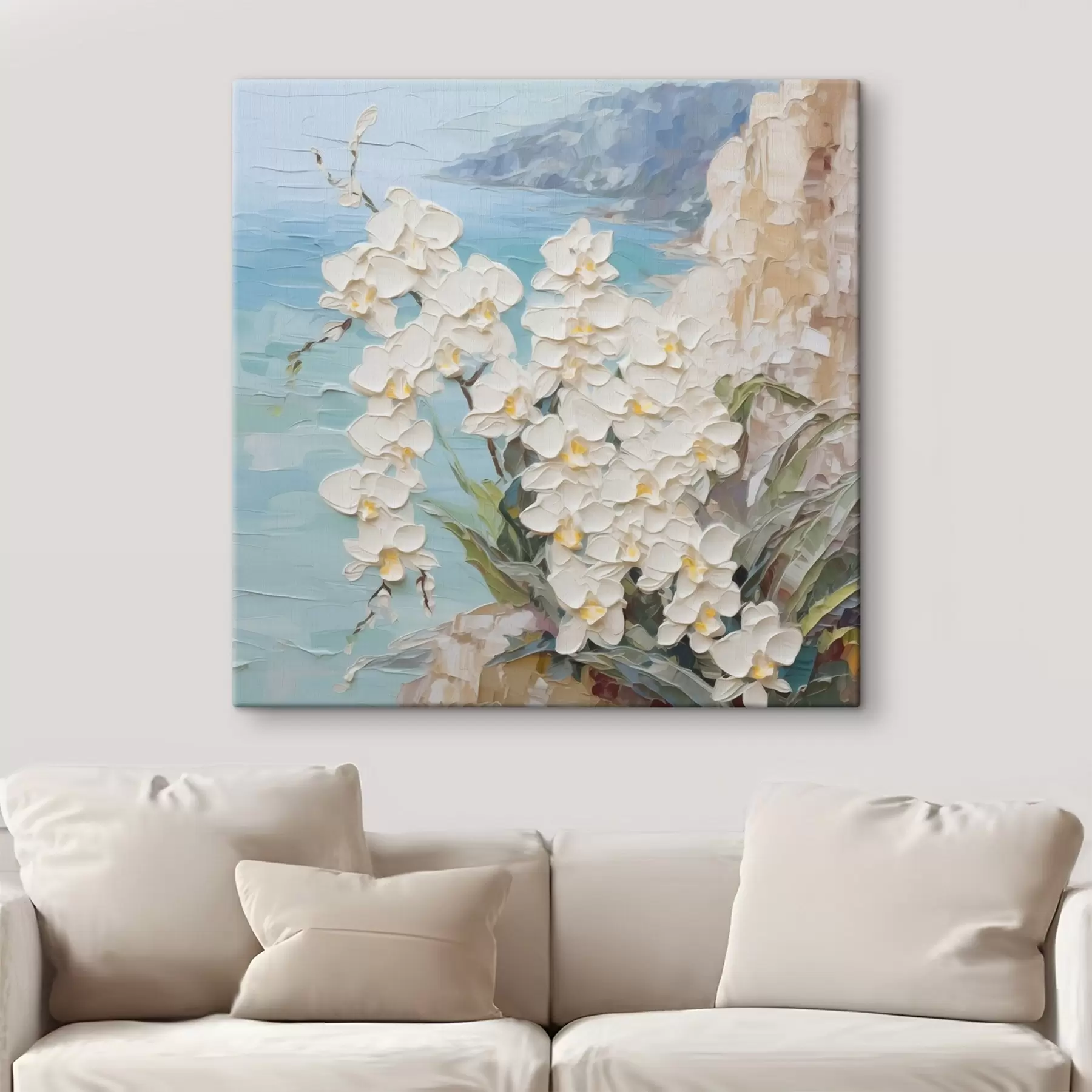 Wandbilder Orchideen am Meer s44590