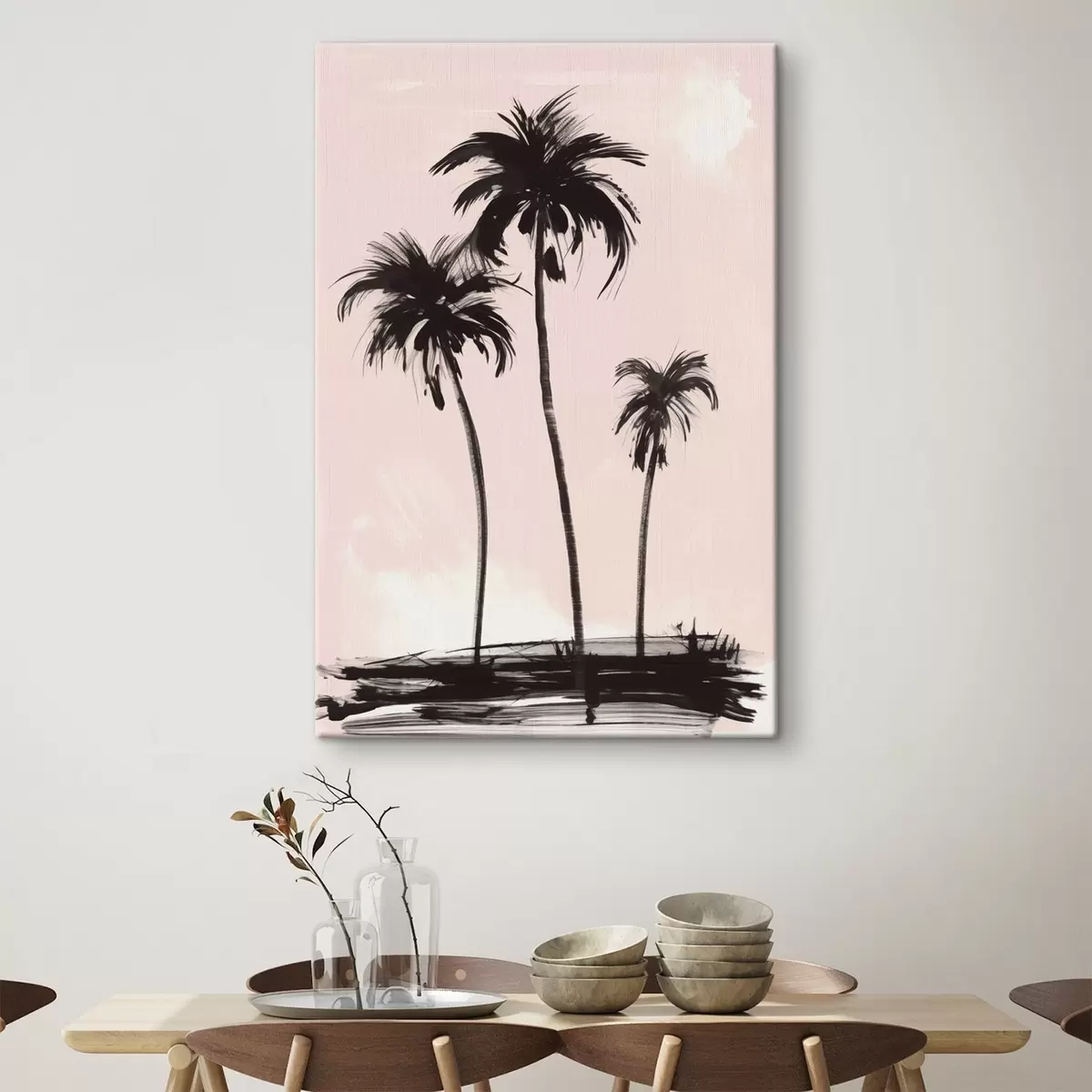 Wandbilder Palmen Minimalismus s44598