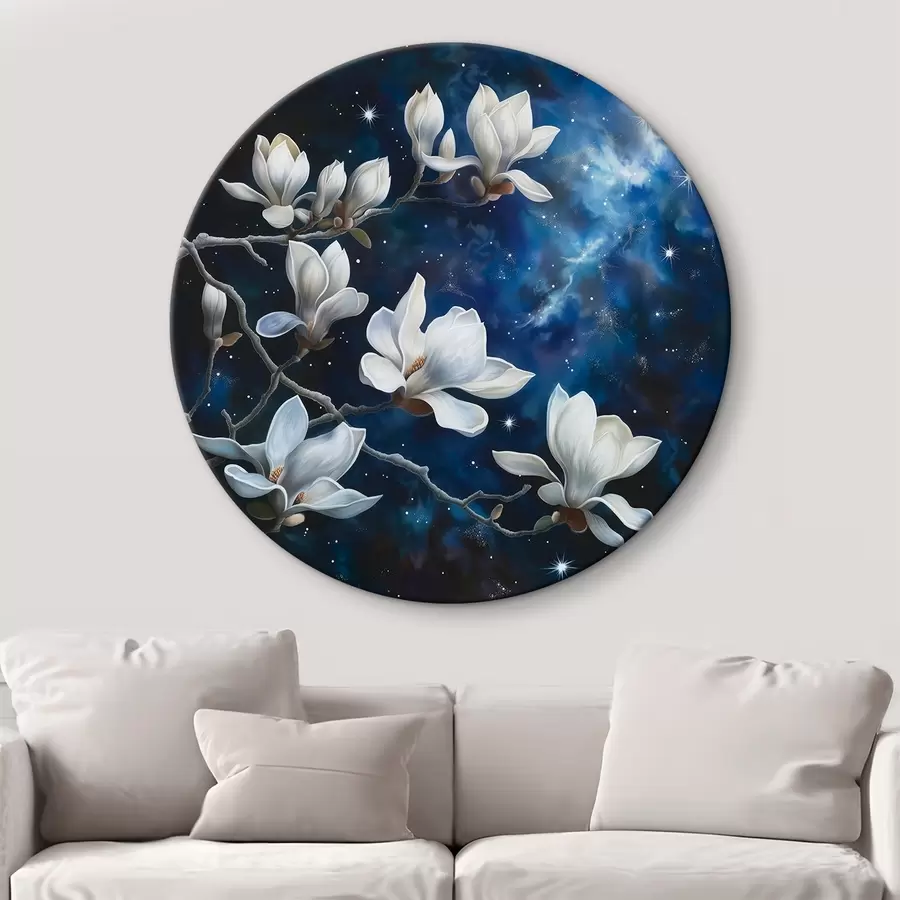 Wandbilder Magnolienblüten gegen den Himmel r44585