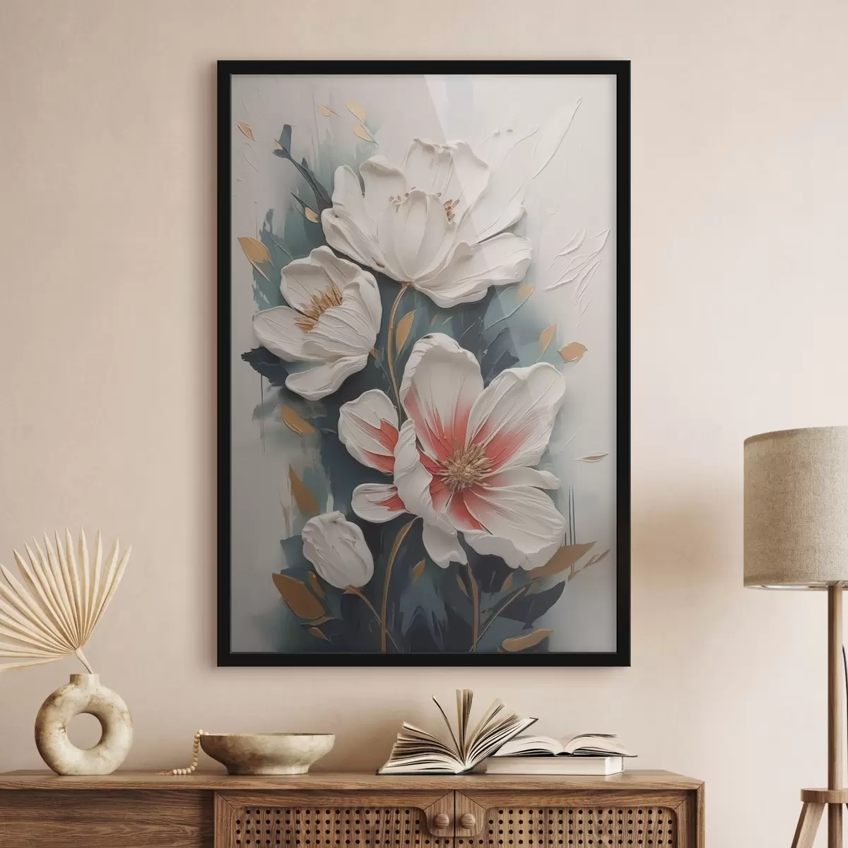 Poster Abstrakte Blumen f44587