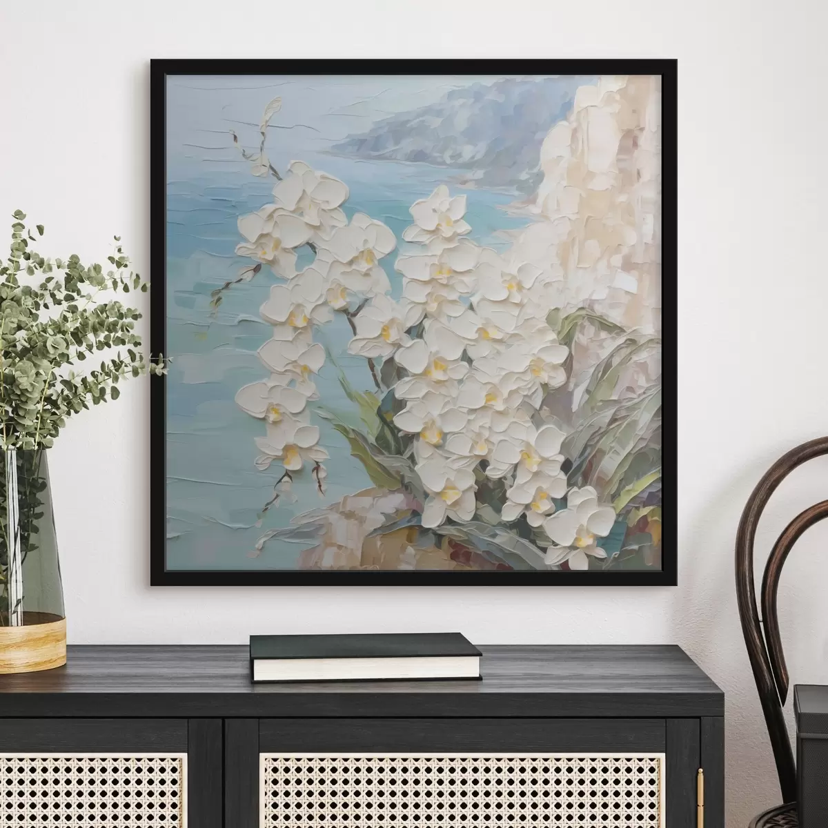 Poster Orchideen am Meer f44590