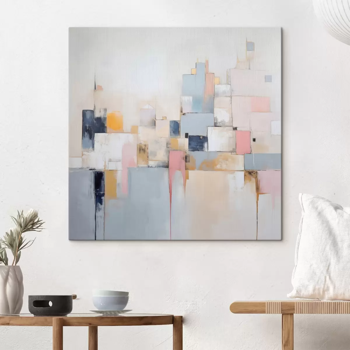 Wandbilder Abstrakte Stadt-Imitation Malerei s44638