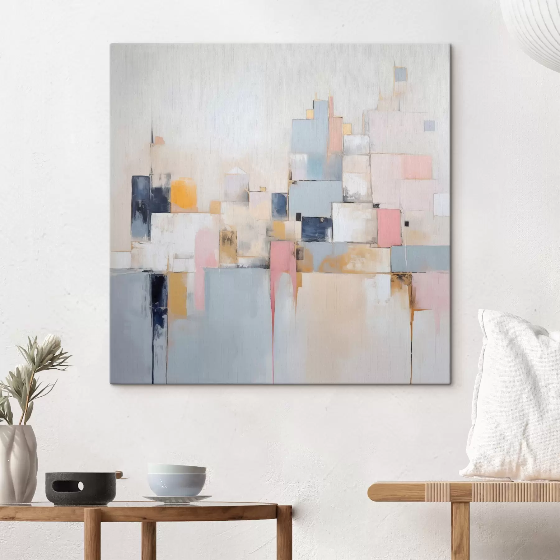 Wandbilder Abstrakte Stadt-Imitation Malerei s44638