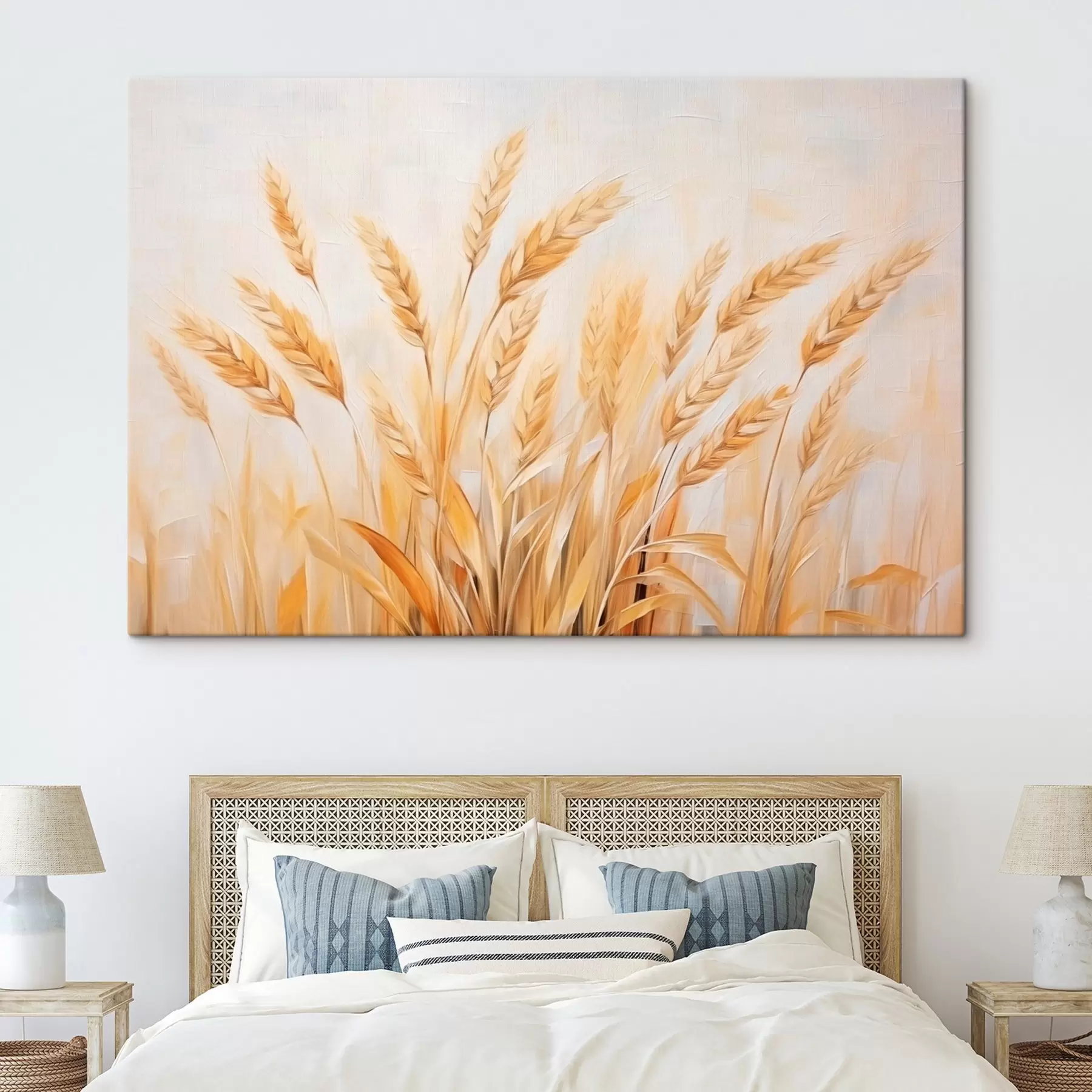 Fototapete Weizenährenimitation Gemälde s44642