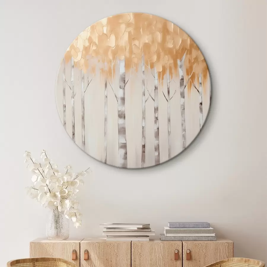 Wandbilder Birkenimitation Gemälde r44637