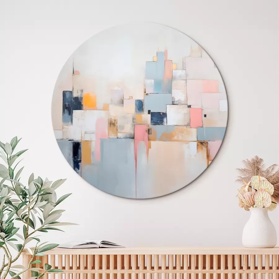 Wandbilder Abstrakte Stadt-Imitation Malerei r44638