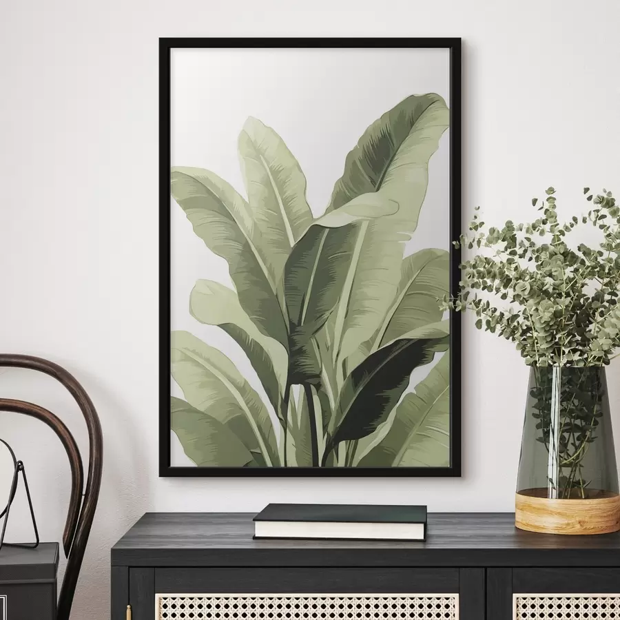 Fototapete Große Blätter f44647