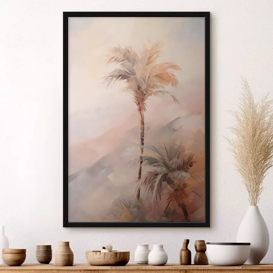 Wandbilder Palmen Nachahmung Malerei f44650