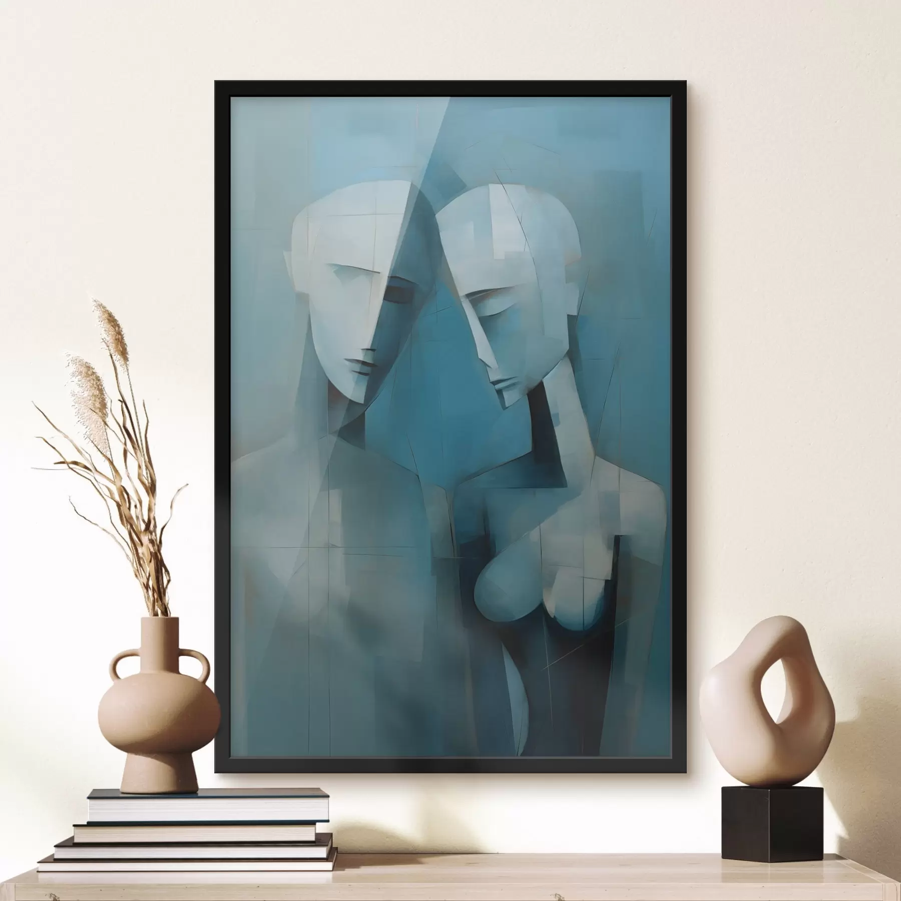 Fototapete Ehepaar in Geometrie f44672