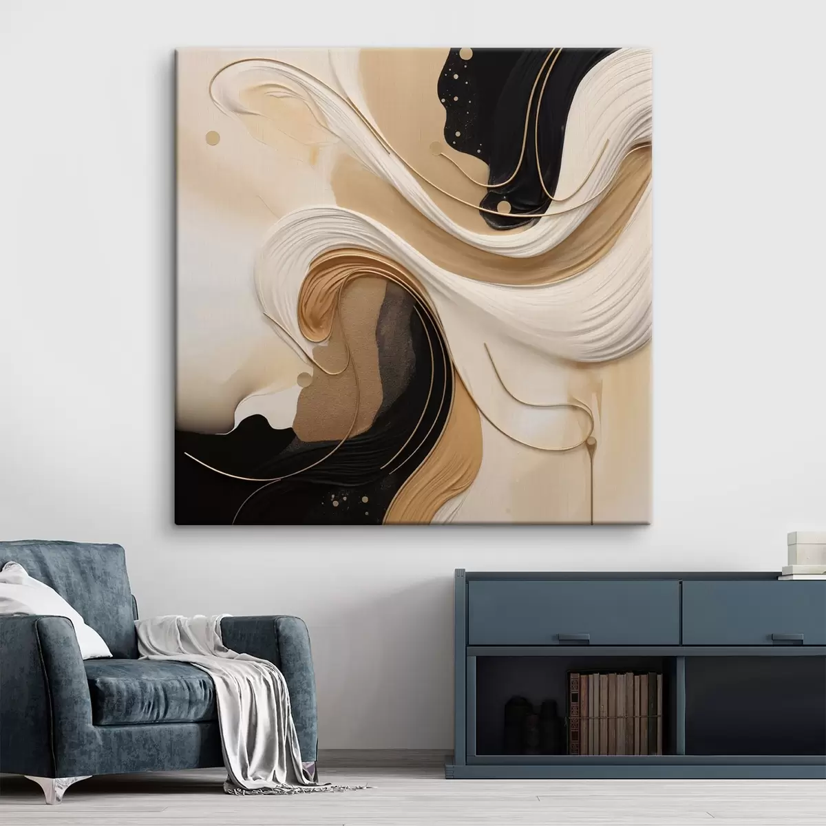 Wandbilder Wellen der Farbe s44659