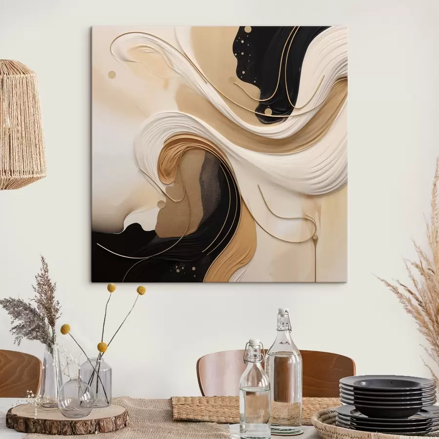 Wandbilder Wellen der Farbe s44659