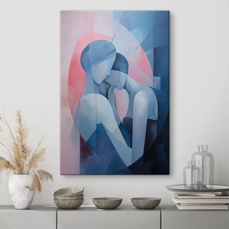 Wandbilder Umarmung von zwei Menschen s44667