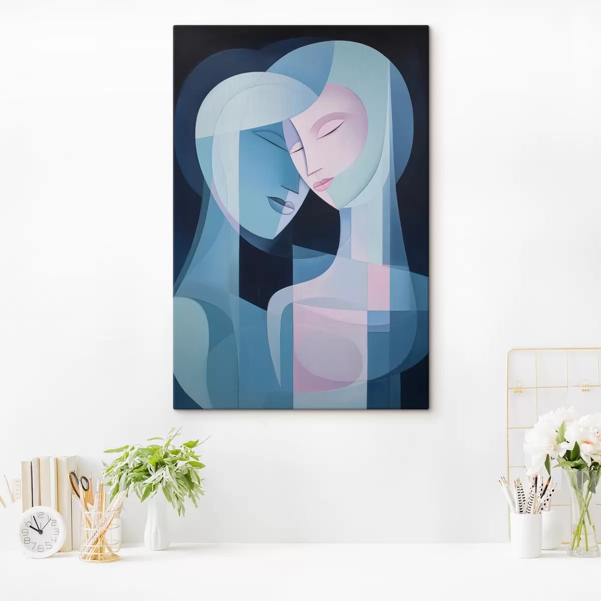 Wandbilder Unterstützung zwischen zwei s44668