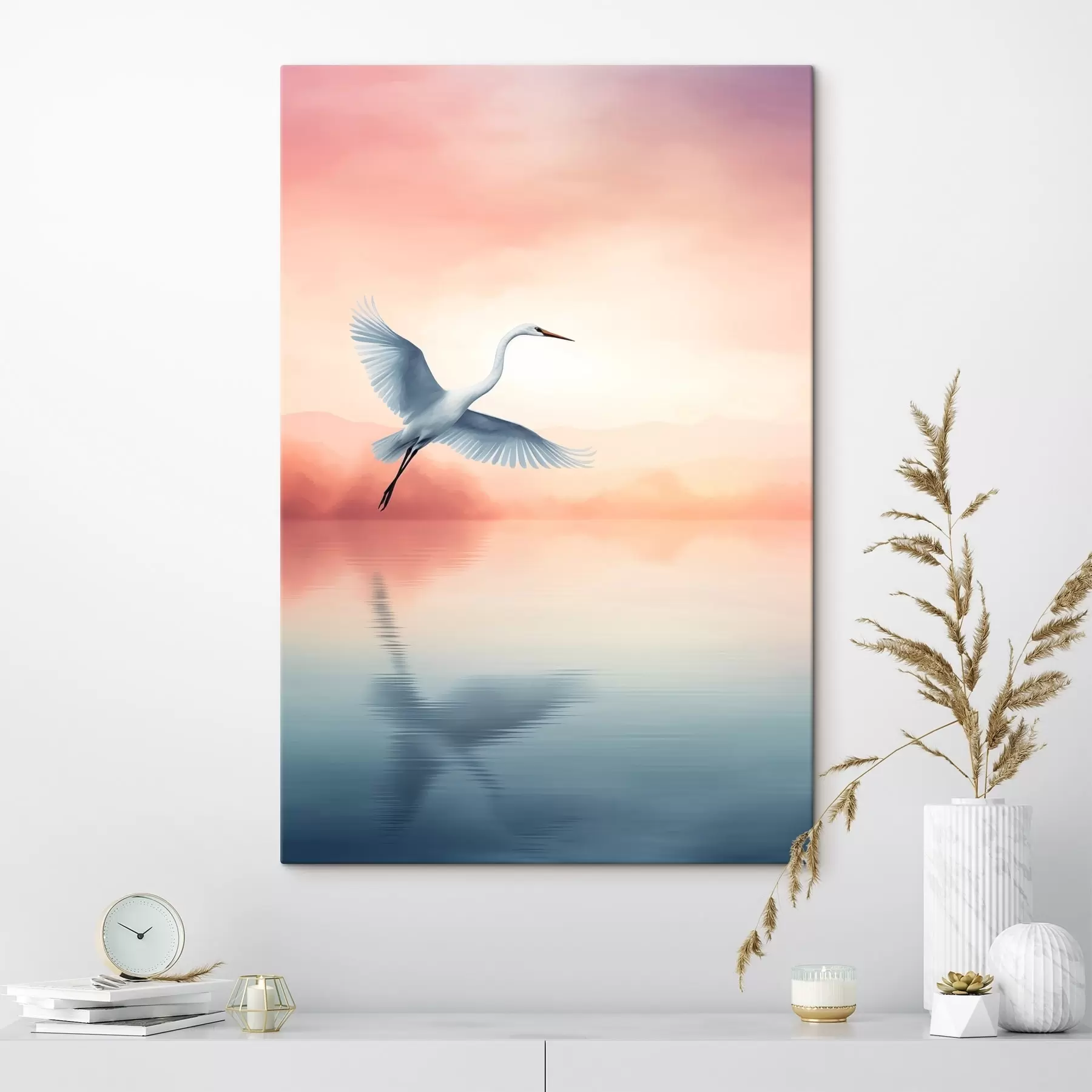 Wandbilder Kranich am Himmel s44677