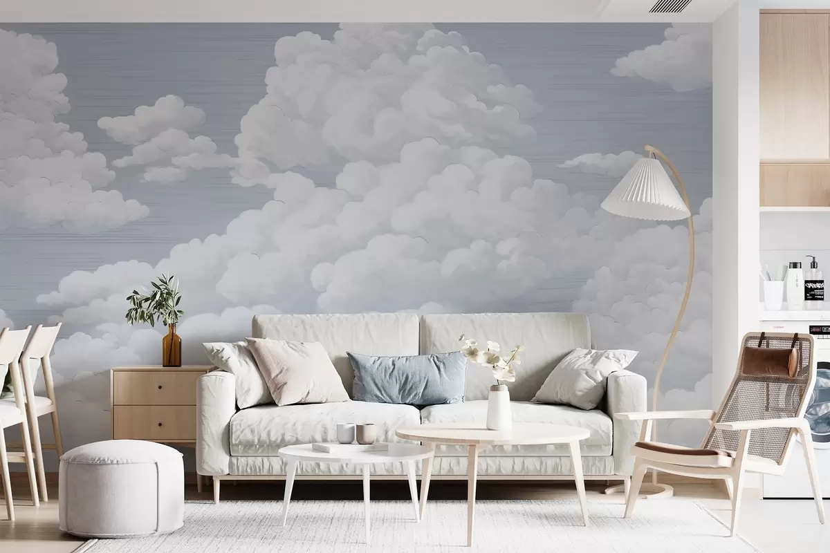 Fototapete Blaue Wolken w04086v2