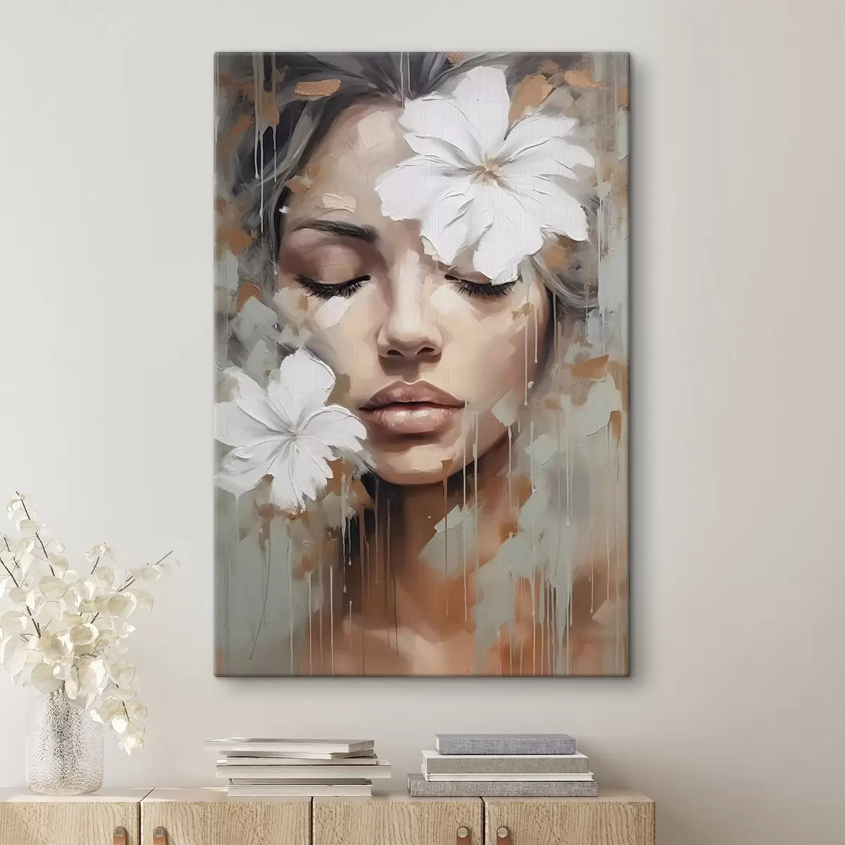 Wandbilder Weibliches Gesicht s44684