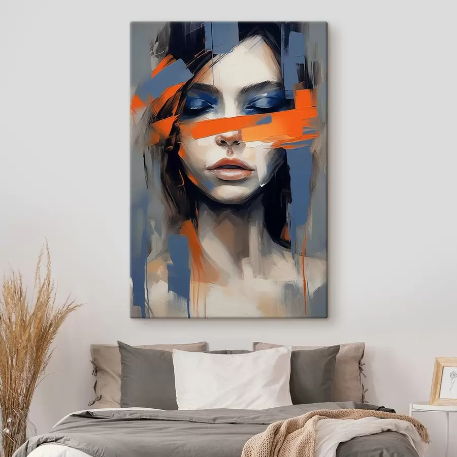 Wandbilder Weibliches Gesicht s44686