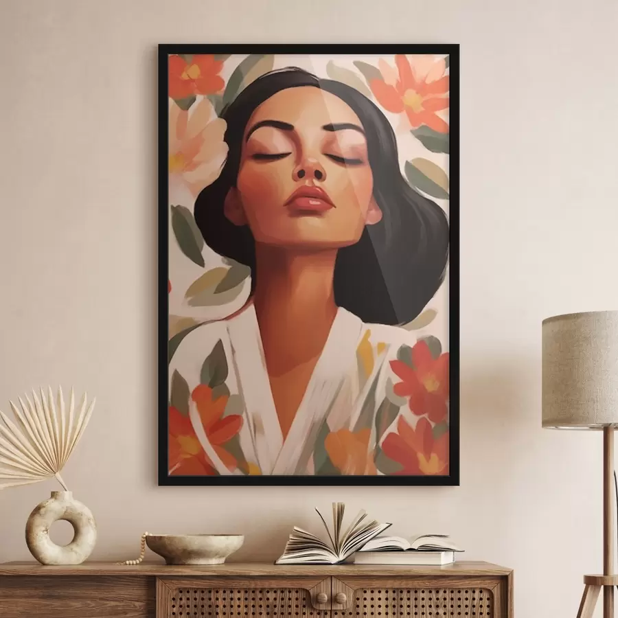 Fototapete Weibliches Porträt f44682